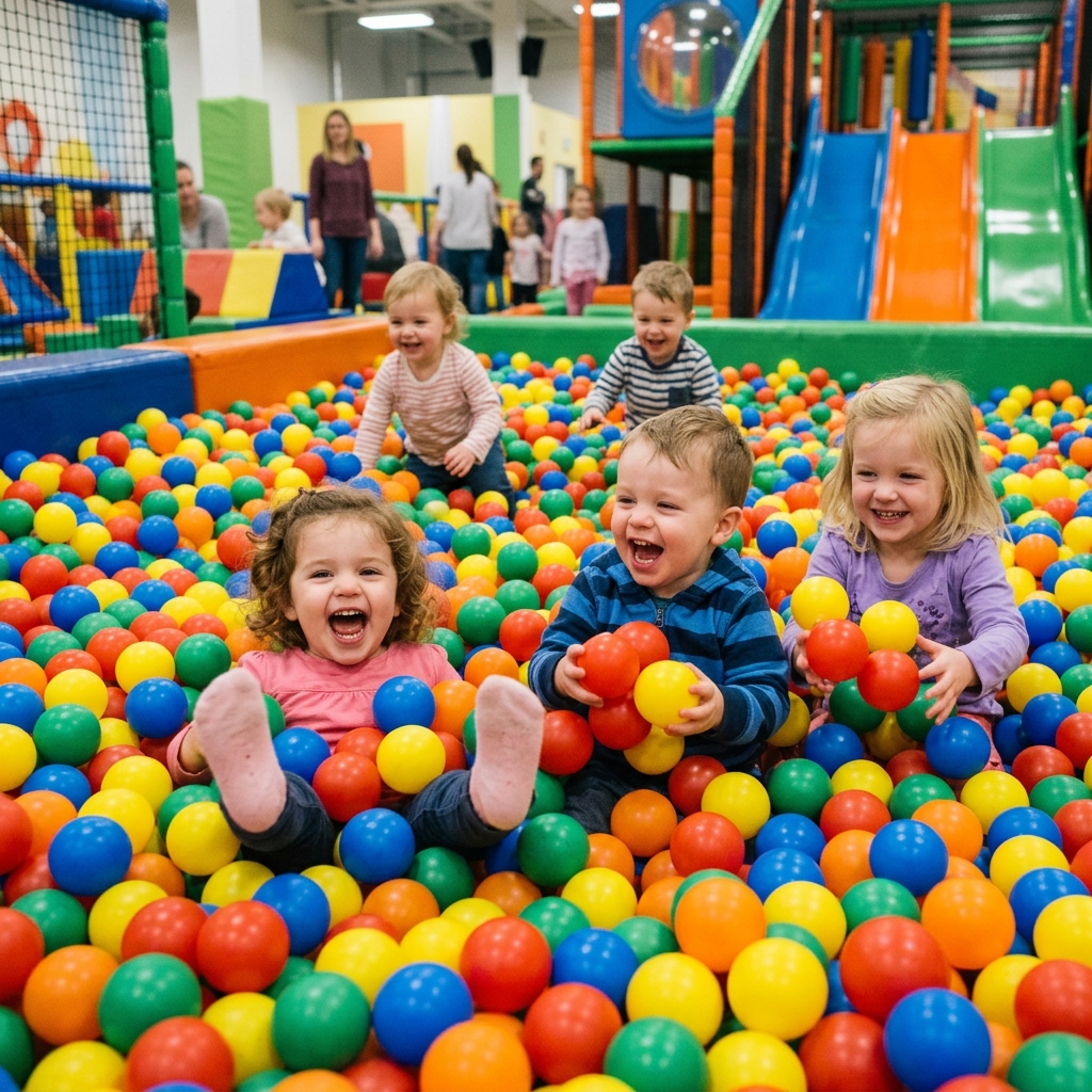 Ball pit fun
