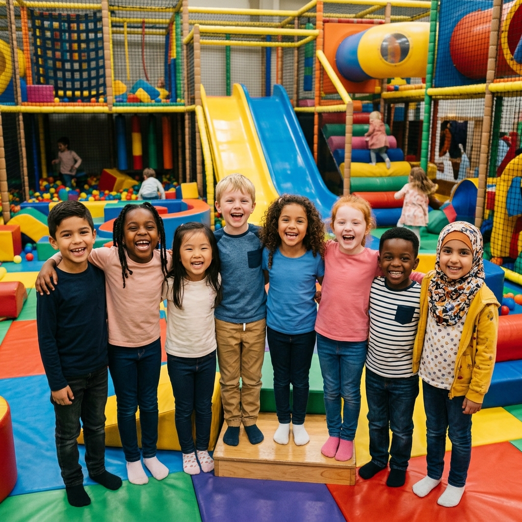 Kids playing at FunZona